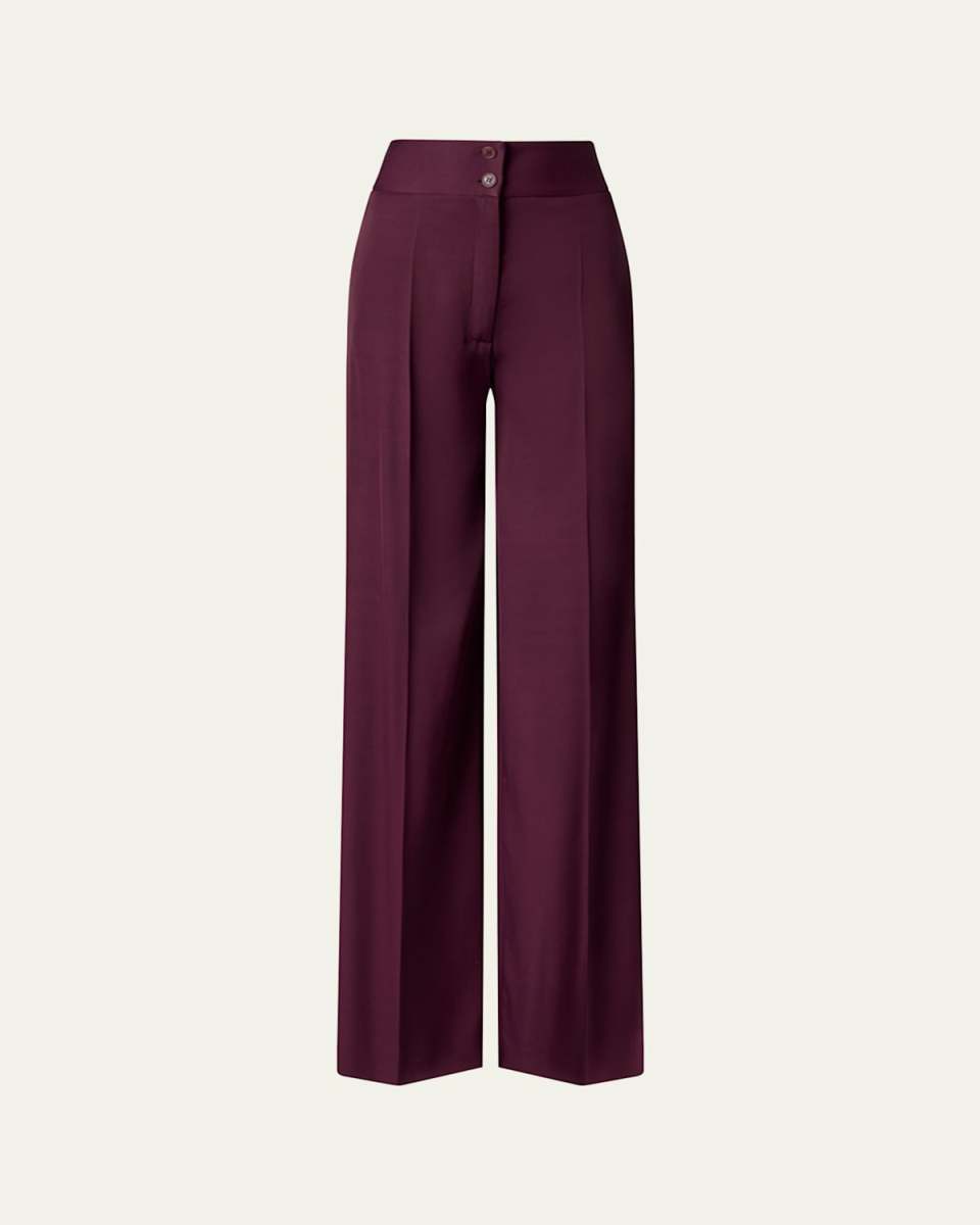 Rudy Wide Leg Wool Pants